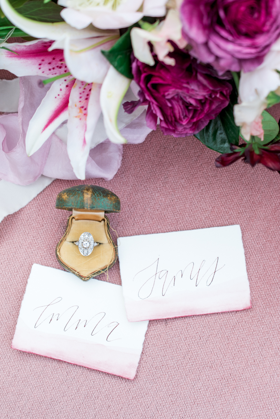 Calligraphy Place Cards | Simply Charming Socials | Atlanta Wedding Planner