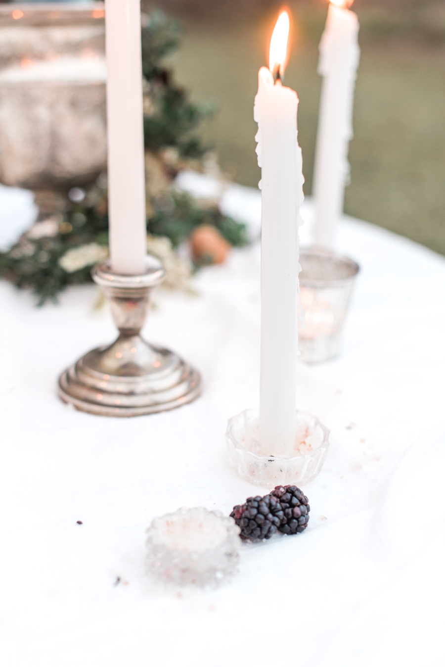 Romantic Tablescape for Outdoor Elopement | Simply Charming Socials | Atlanta Wedding Planner