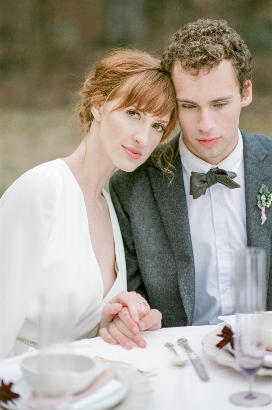 Romantic Tablescape for Outdoor Elopement | Simply Charming Socials | Atlanta Wedding Planner