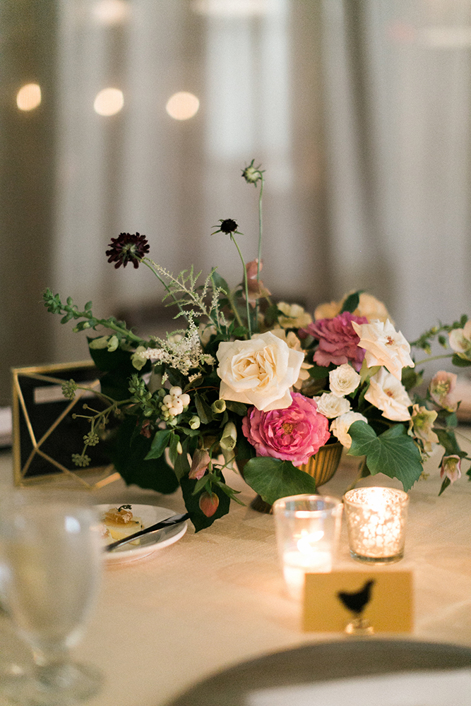 Indoor Wedding Reception at The Stave Room | Simply Charming Socials | Atlanta Wedding Planner