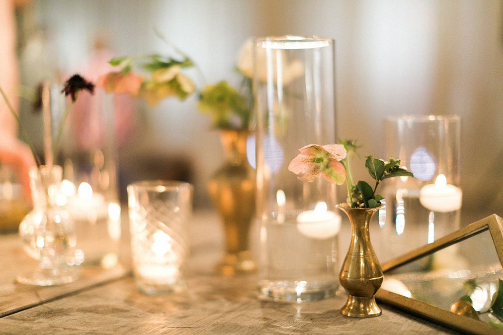 Candles and Bud Vases for Wedding Tables | Simply Charming Socials | Atlanta Wedding Planner