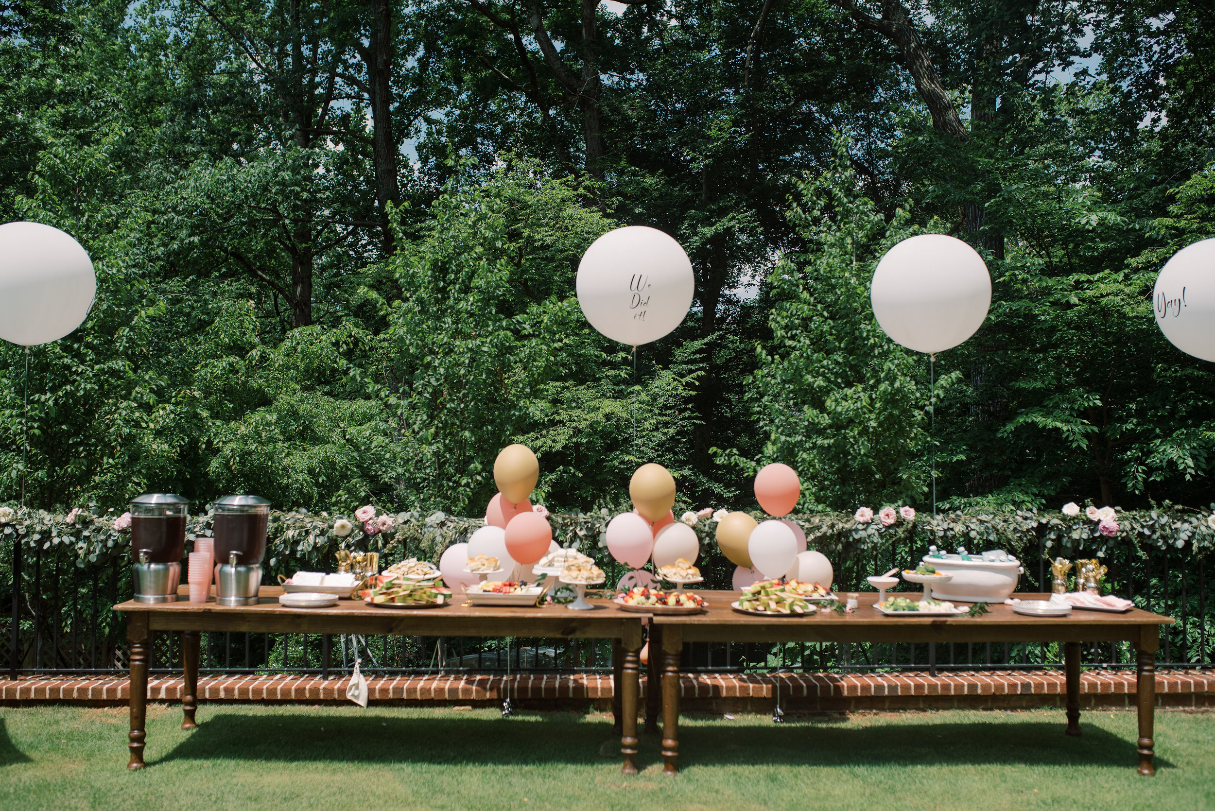 Grad Party Buffet | Simply Charming Socials | Atlanta Event Planner