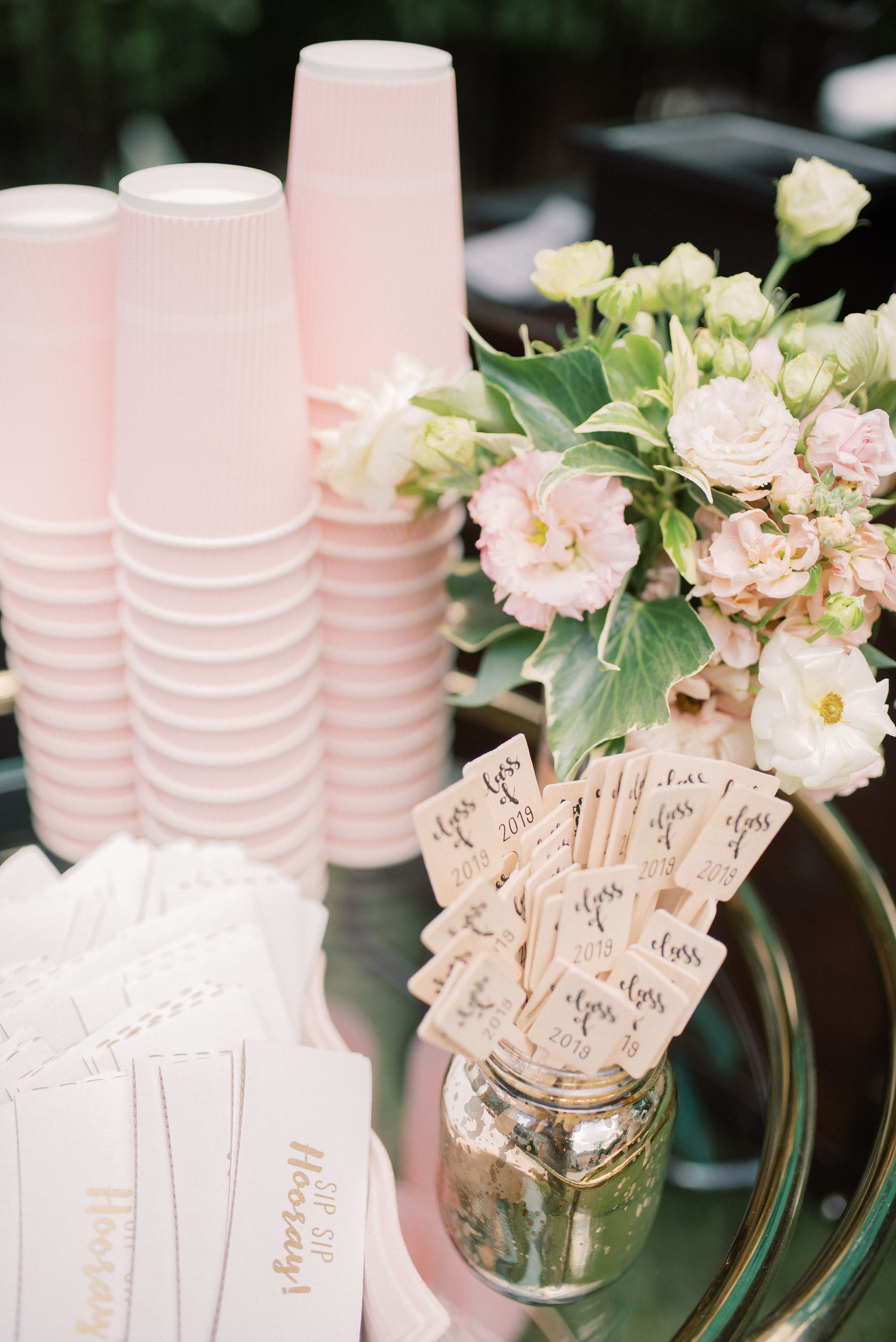 Blush Coffee Cups | Simply Charming Socials | Event Planner &amp; Designer
