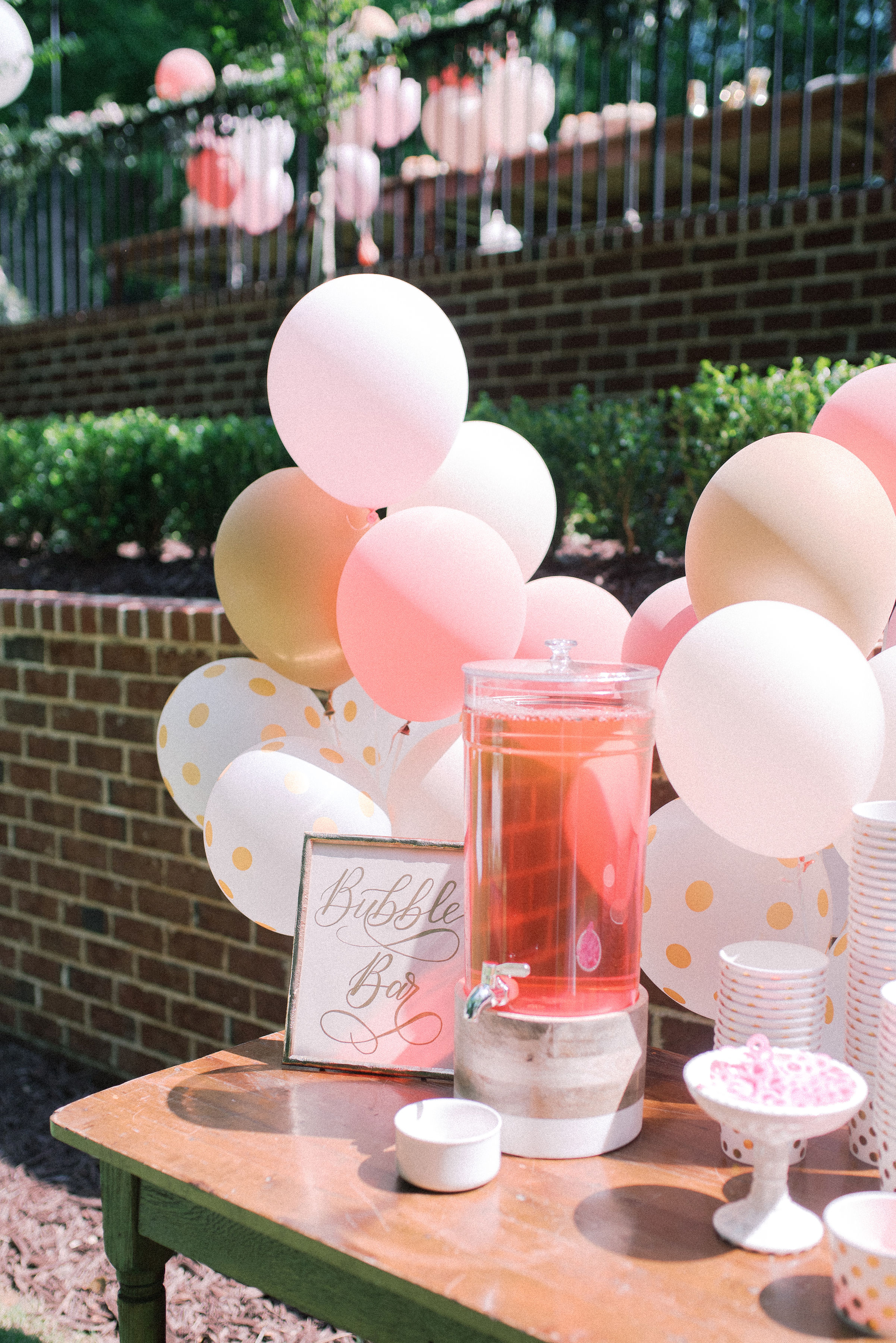 Pink Bubble Bar | Simply Charming Socials | Atlanta Event Planner