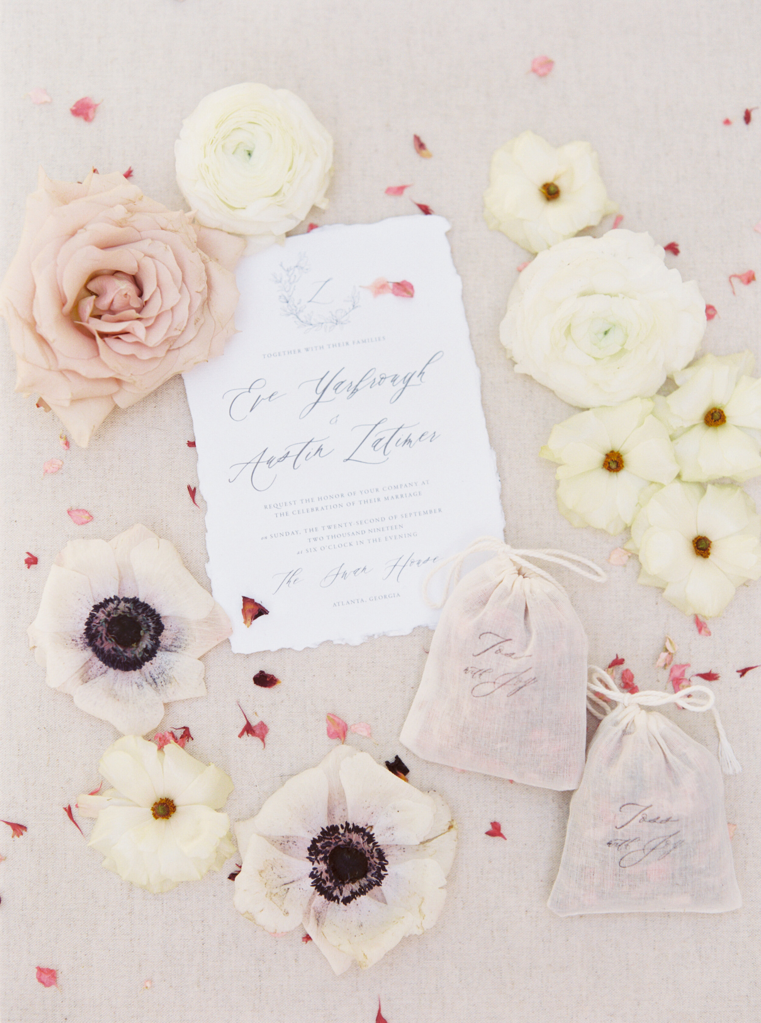 Wedding Invitation  | Simply Charming Socials | Atlanta Wedding Planner