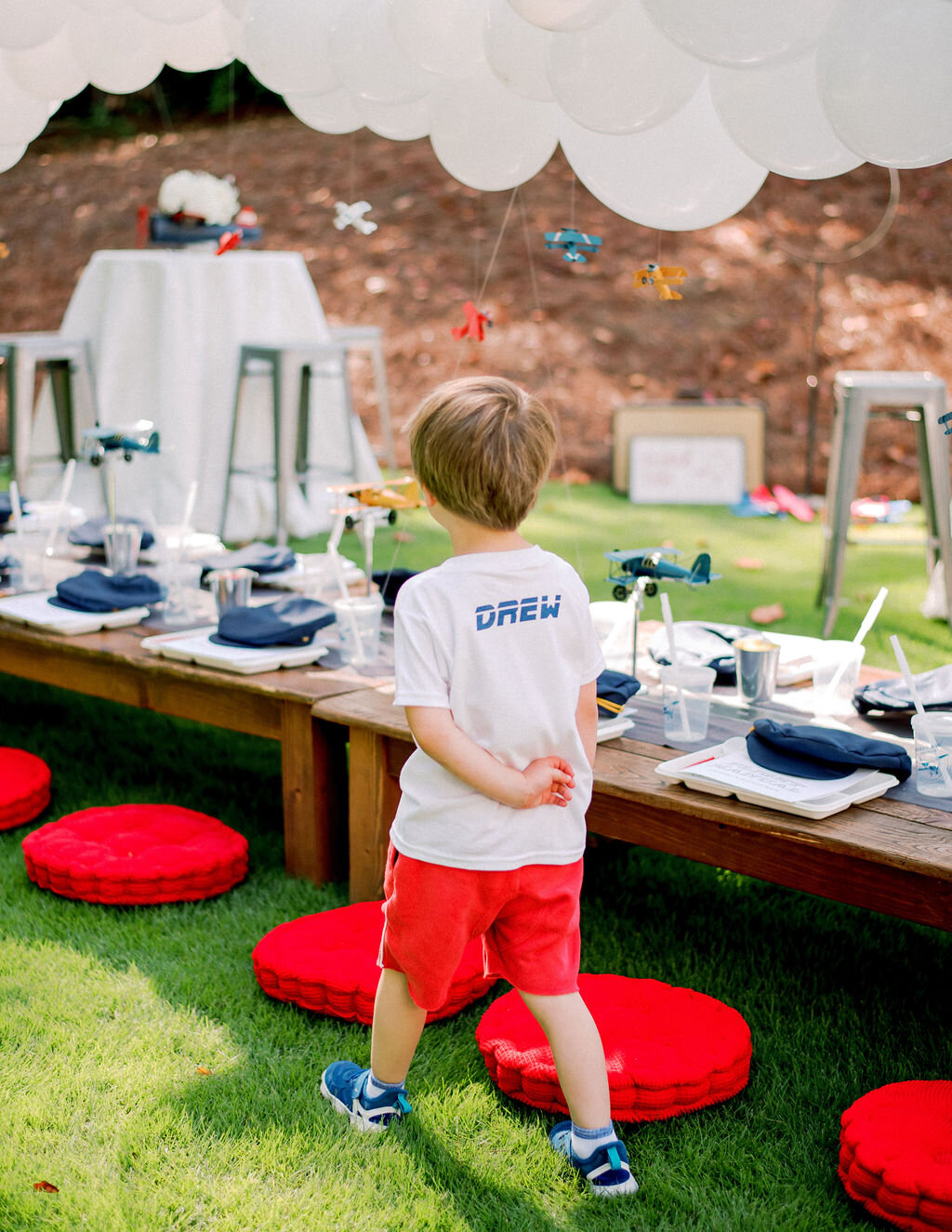 Vintage Airplane Inspired 5th Birthday Party  | Simply Charming Socials | Atlanta Event Planner