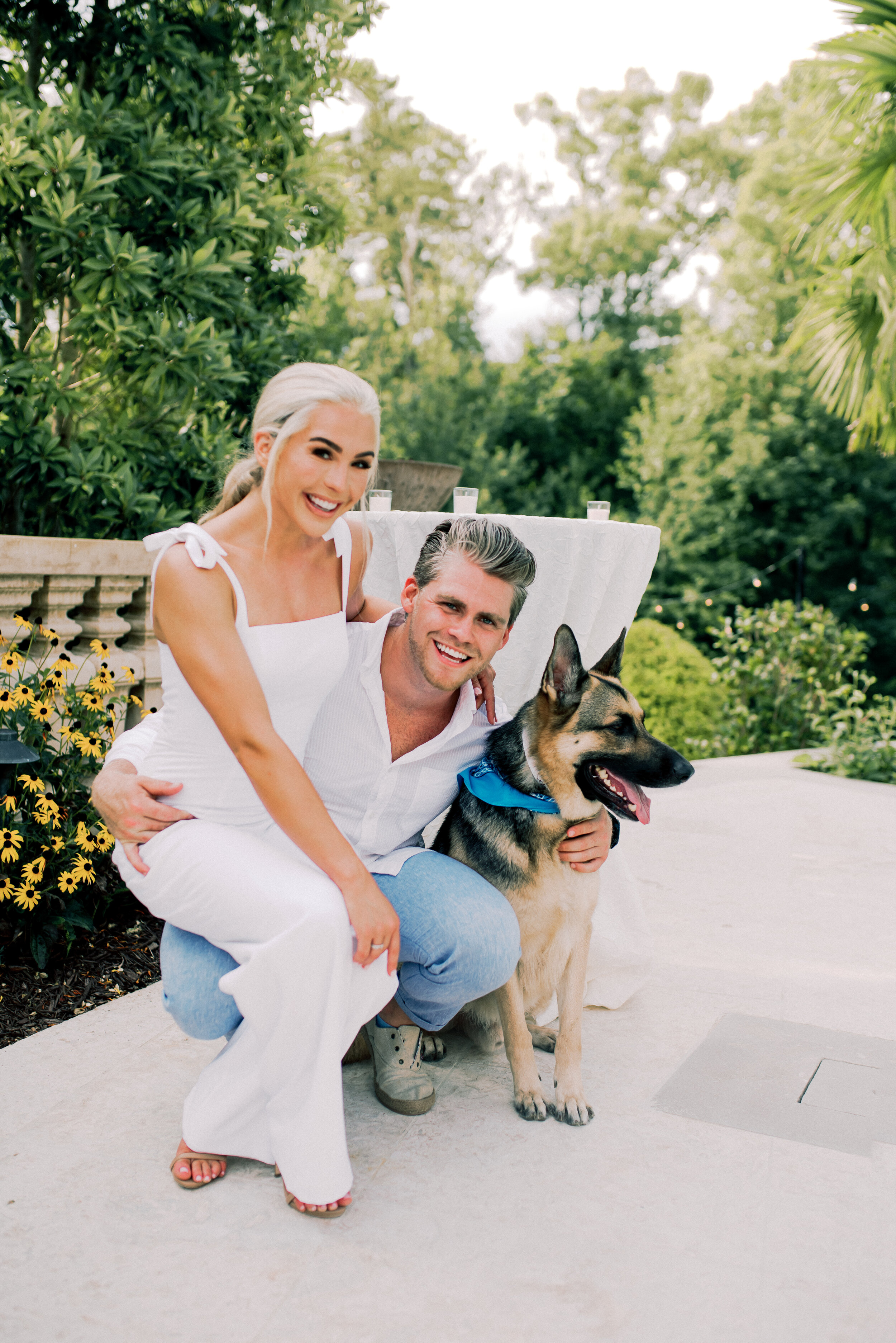 Engagement Photos with Dog | Simply Charming Socials | Atlanta Event Planner