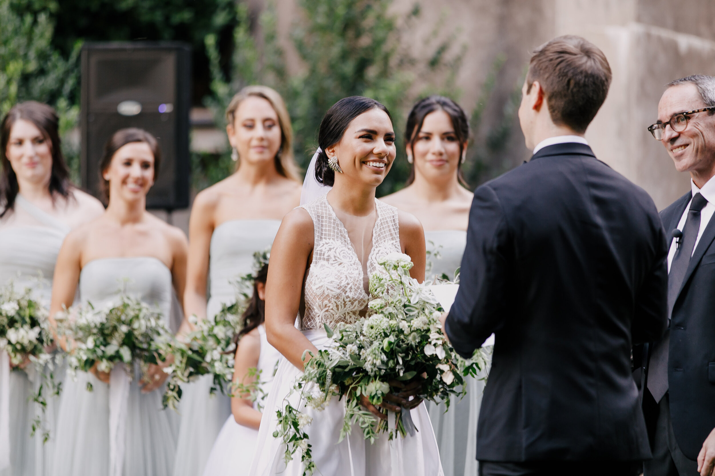 Bride and Groom saying Vows | Simply Charming Socials | Atlanta Wedding Planner 