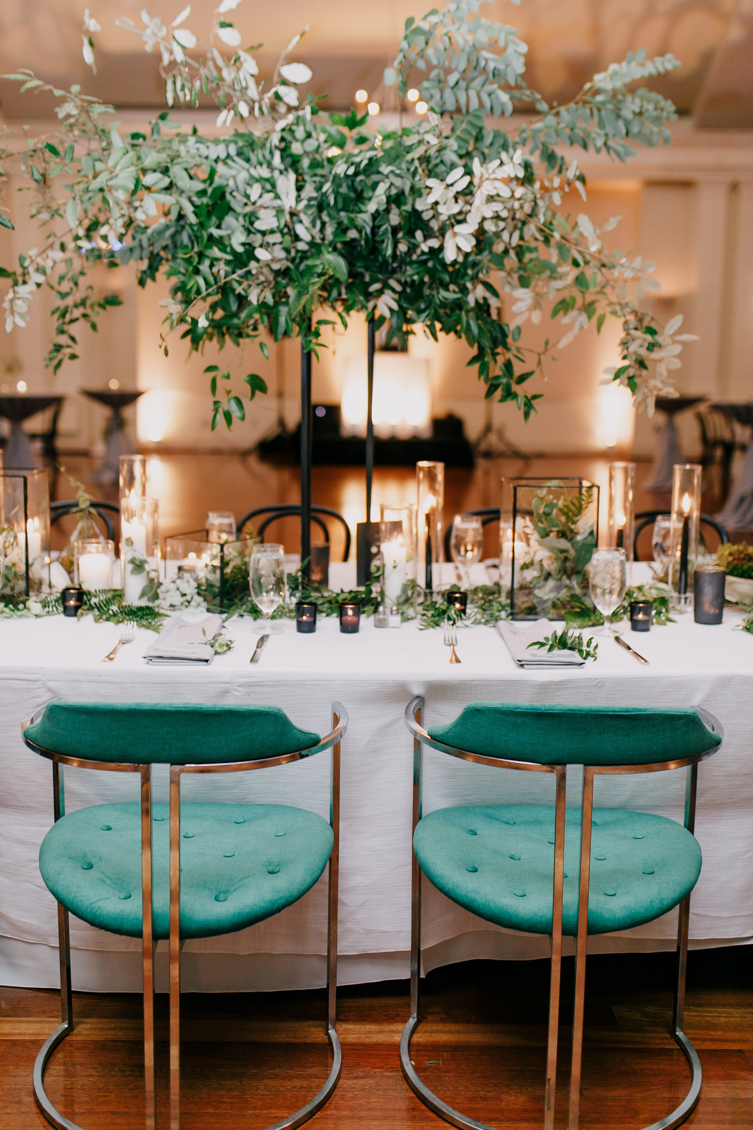 Modern Bride and Groom Chairs | Simply Charming Socials | Atlanta Wedding Planner