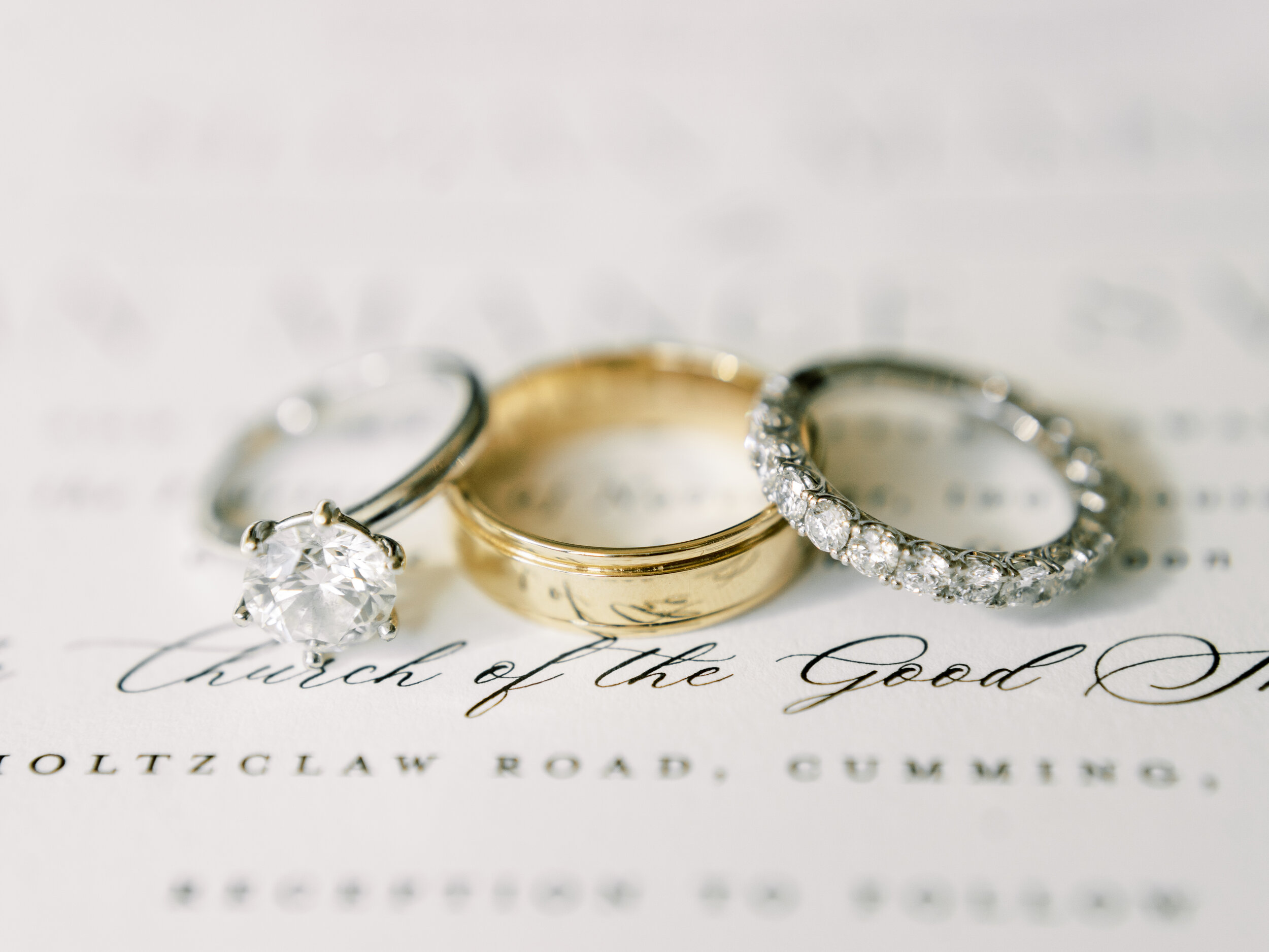 Classic Wedding Rings | | Simply Charming Socials  | Atlanta Wedding Planner