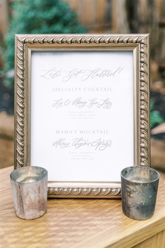 Baby Shower Signature Drink Signage | Simply Charming Socials | Atlanta Event Planner