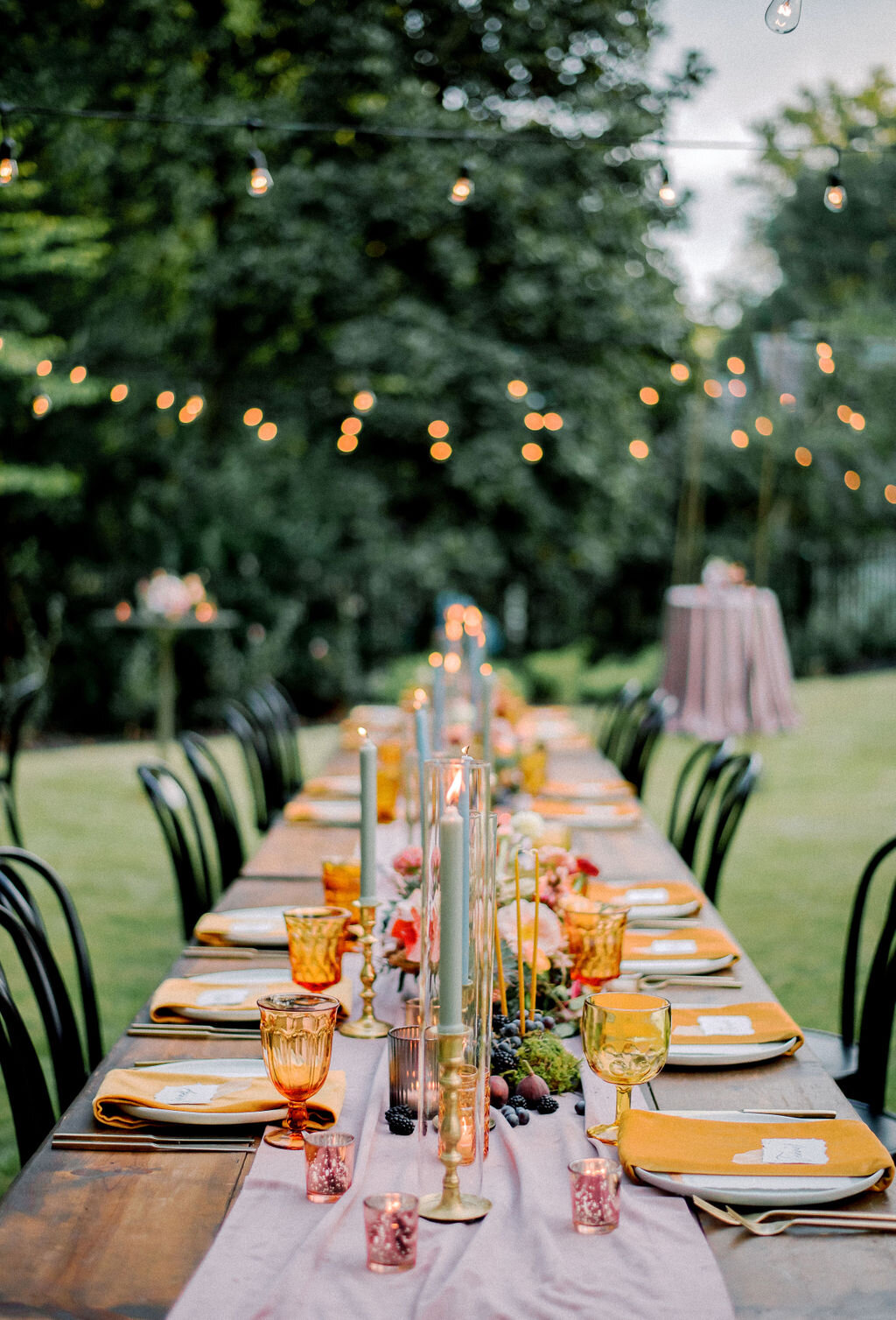 Intimate Backyard Dinner Party | Simply Charming Socials | Atlanta Event Planner
