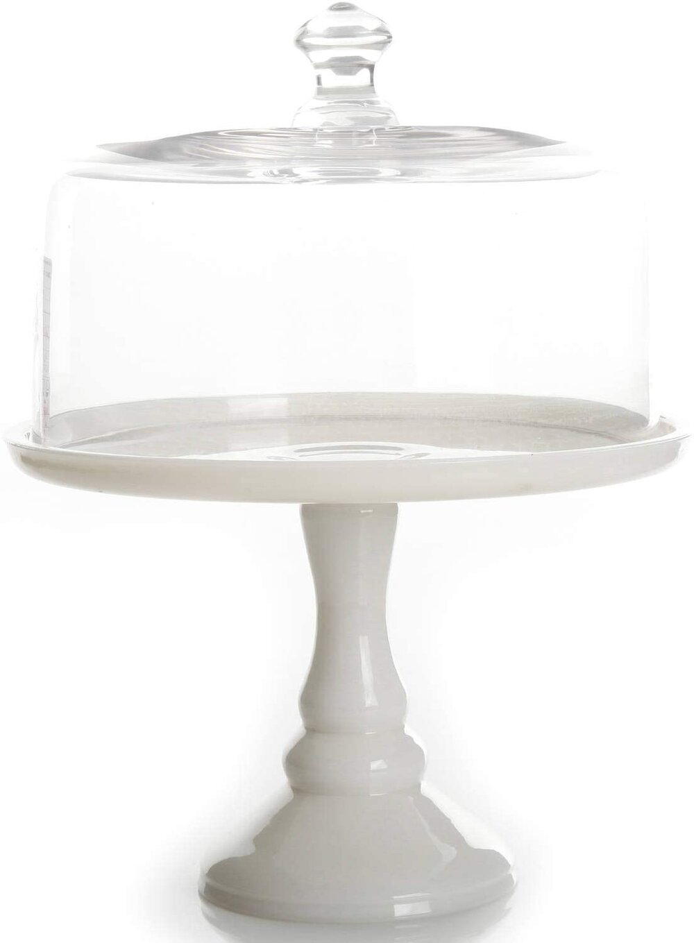 Milk White Glass Cake Stand | $52