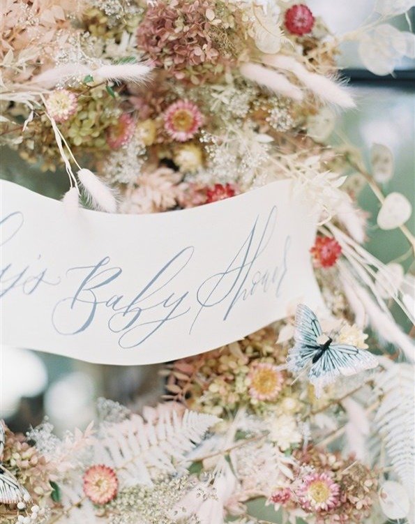If May was for the grads, June is for the mamas around here. We're in full baby shower mode this month, and it's honestly one of my most favorite celebrations to plan. Sharing an OG fete today, Butterflies &amp; Blooms for Baby Blackmon. 

This flutt
