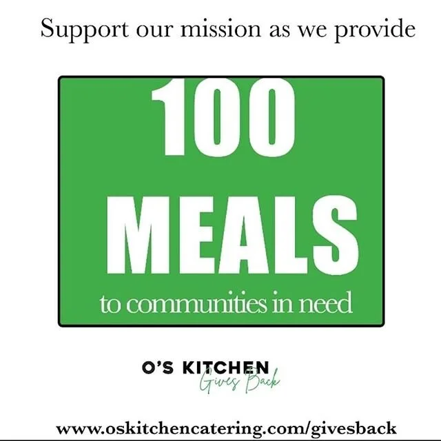 Part of our mission here at O&rsquo;s Kitchen Catering is to eradicate food deserts and do our part to lower the amount of food insecurity. To do that, we started @oskitchengivesback, which is an initiative focused on advocacy, education, and access.