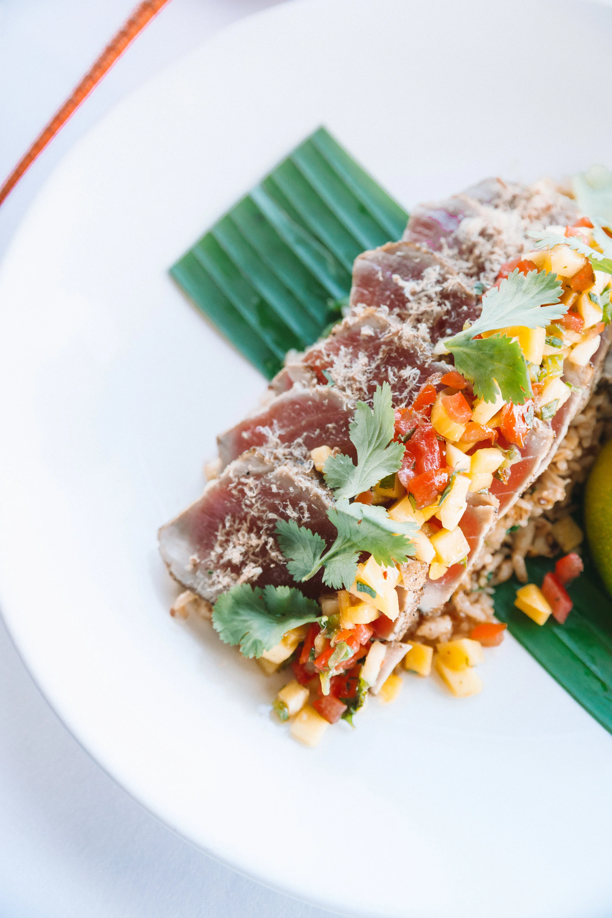 SEARED RARE YELLOWFIN TUNA