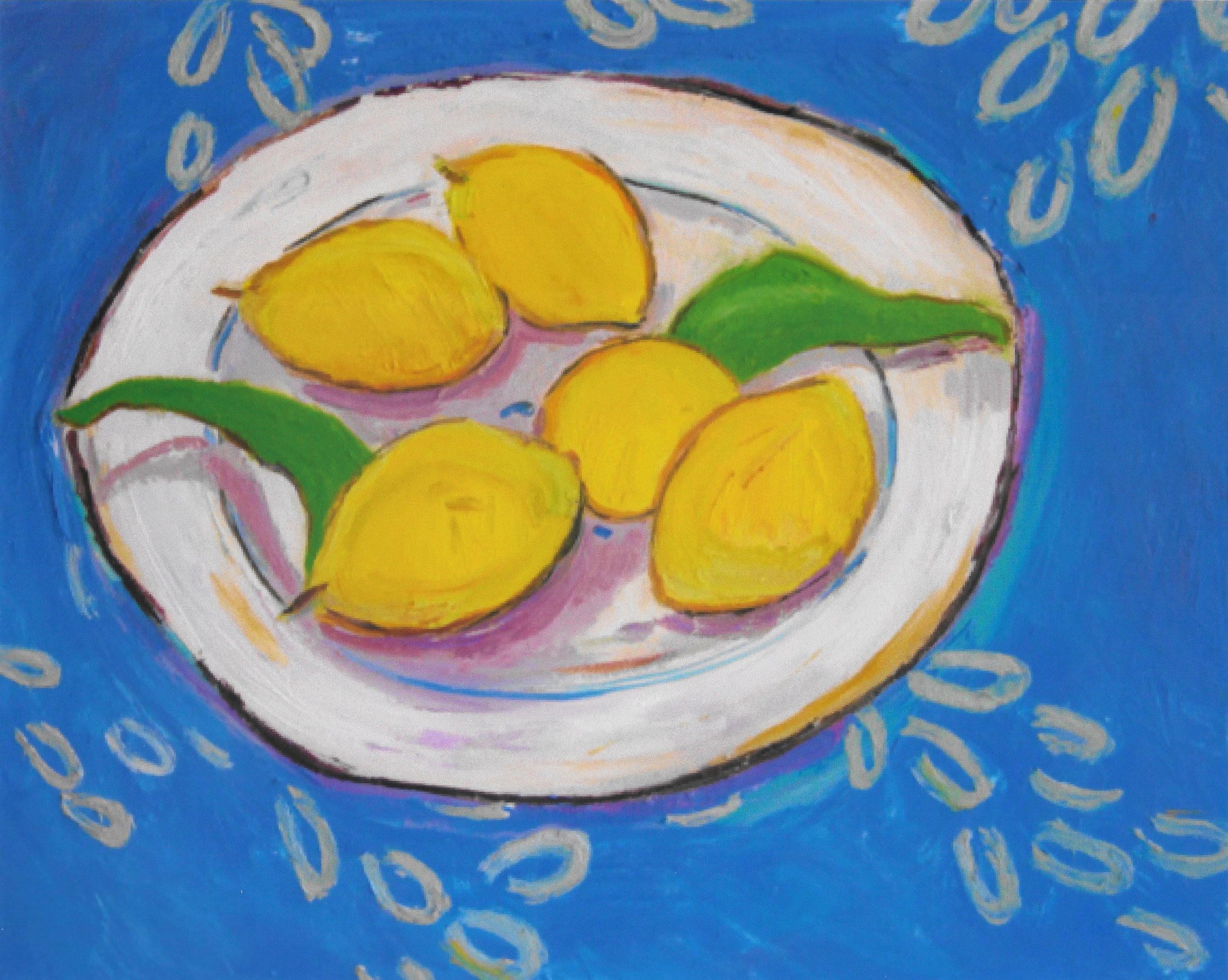 Plate of Lemons (sold)