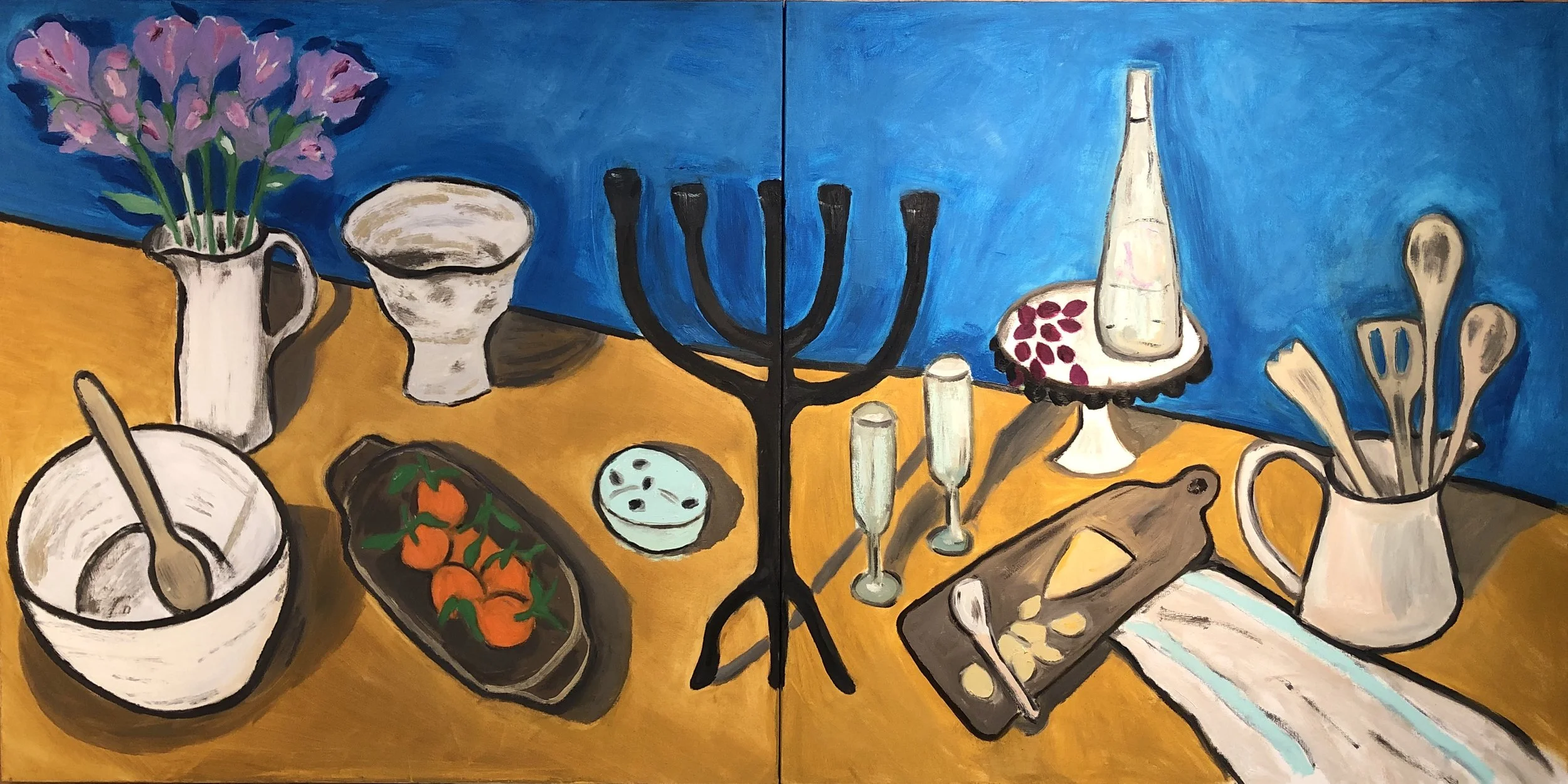 Candlebra Farm Table, 2019