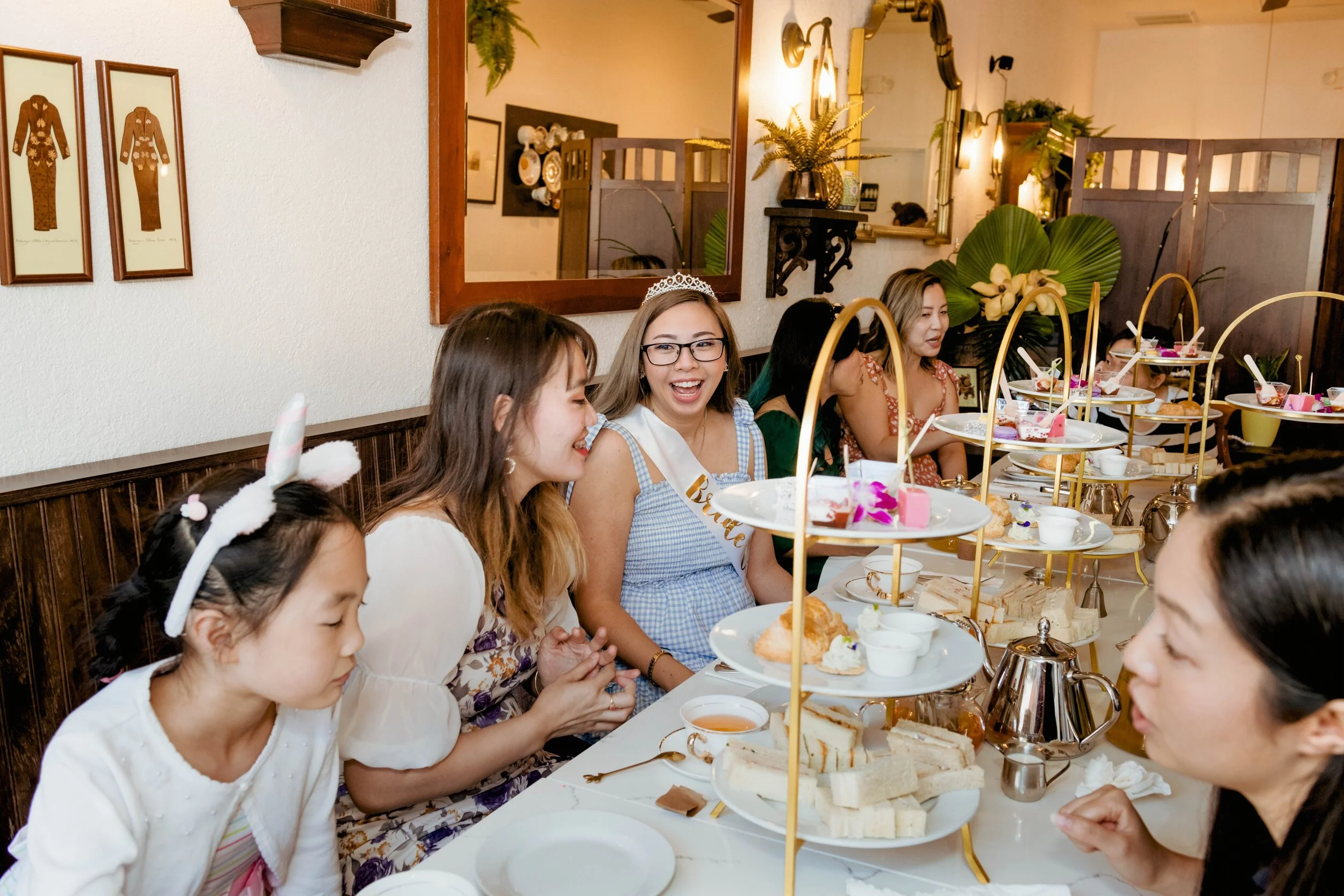 Bridal Shower Photography at Malaya Tea Room in Alameda Angelica