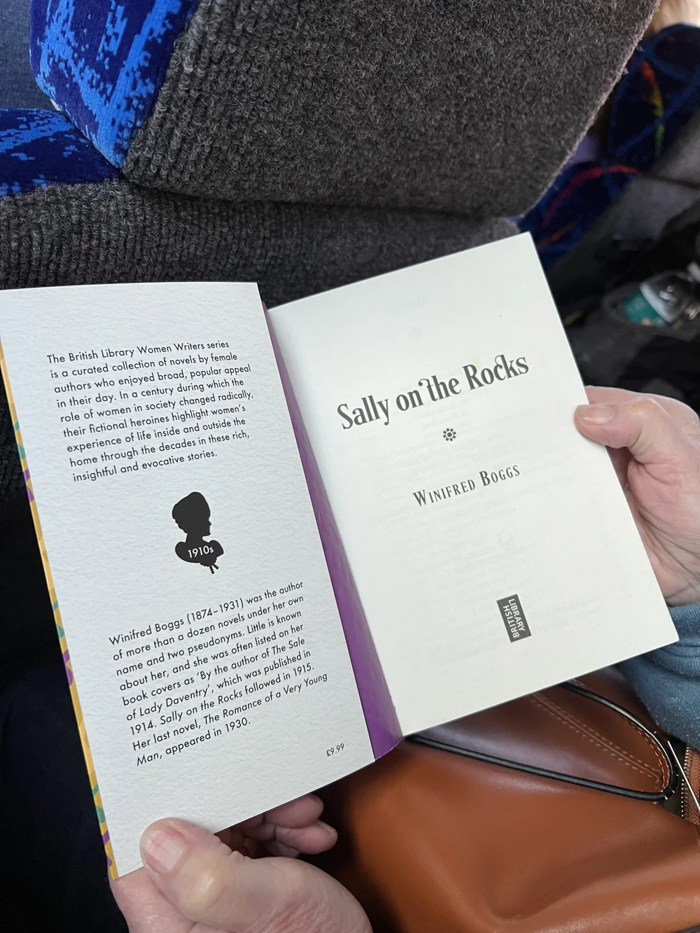  She opened the book in case I wanted to read what it was about. She was so thoughtful! 