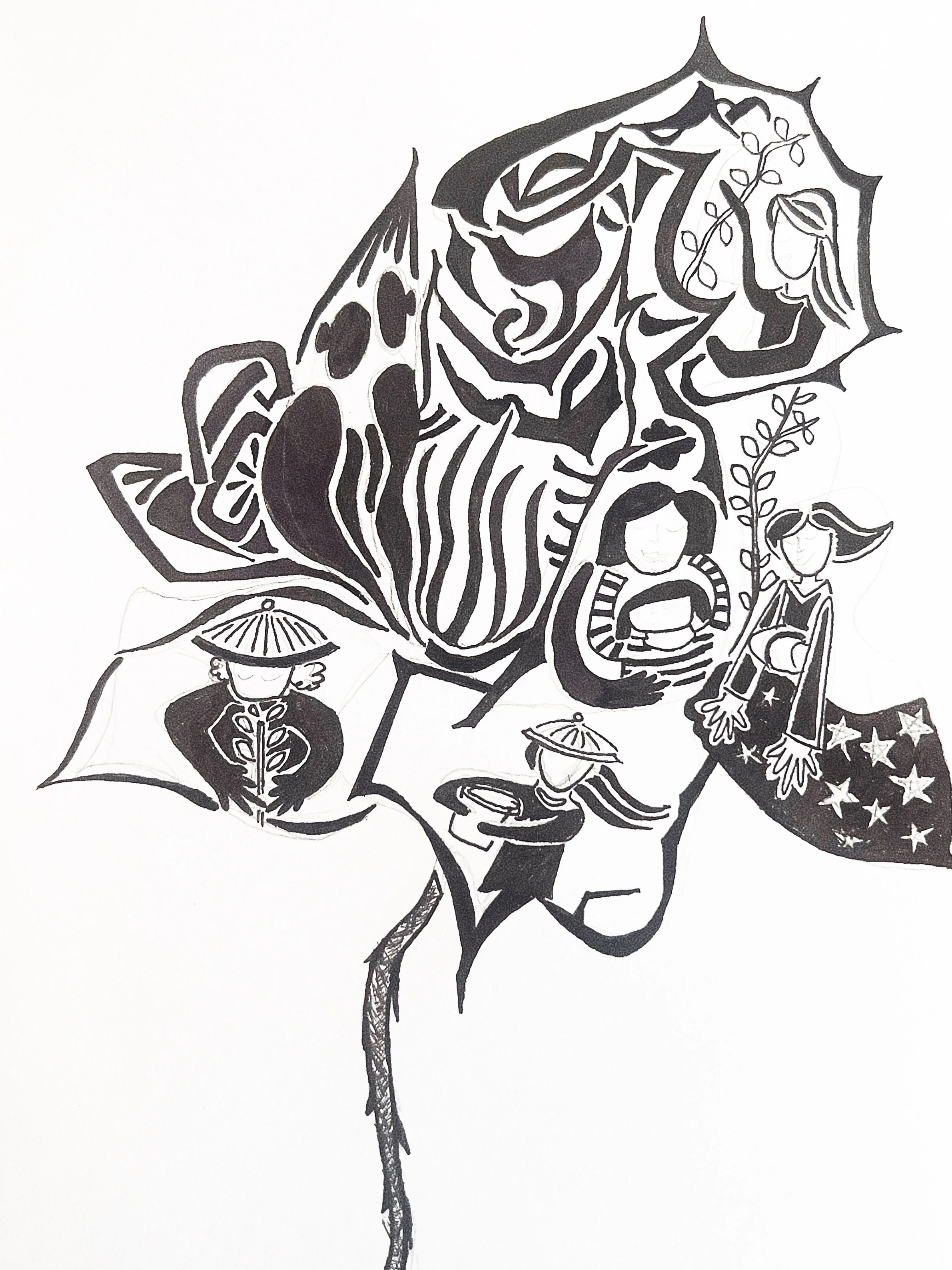 Aruga: In Bloom art illustration by nelli v. agbulos