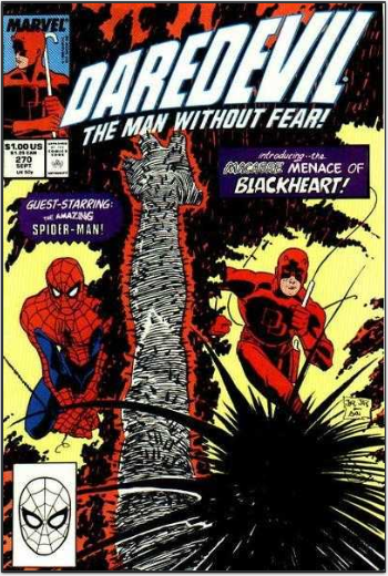 First Appearance of Blackheart (Daredevil #270)