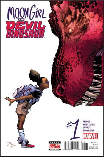 First Appearance of Moon Girl (Moon Girl and Devil Dinosaur #1)