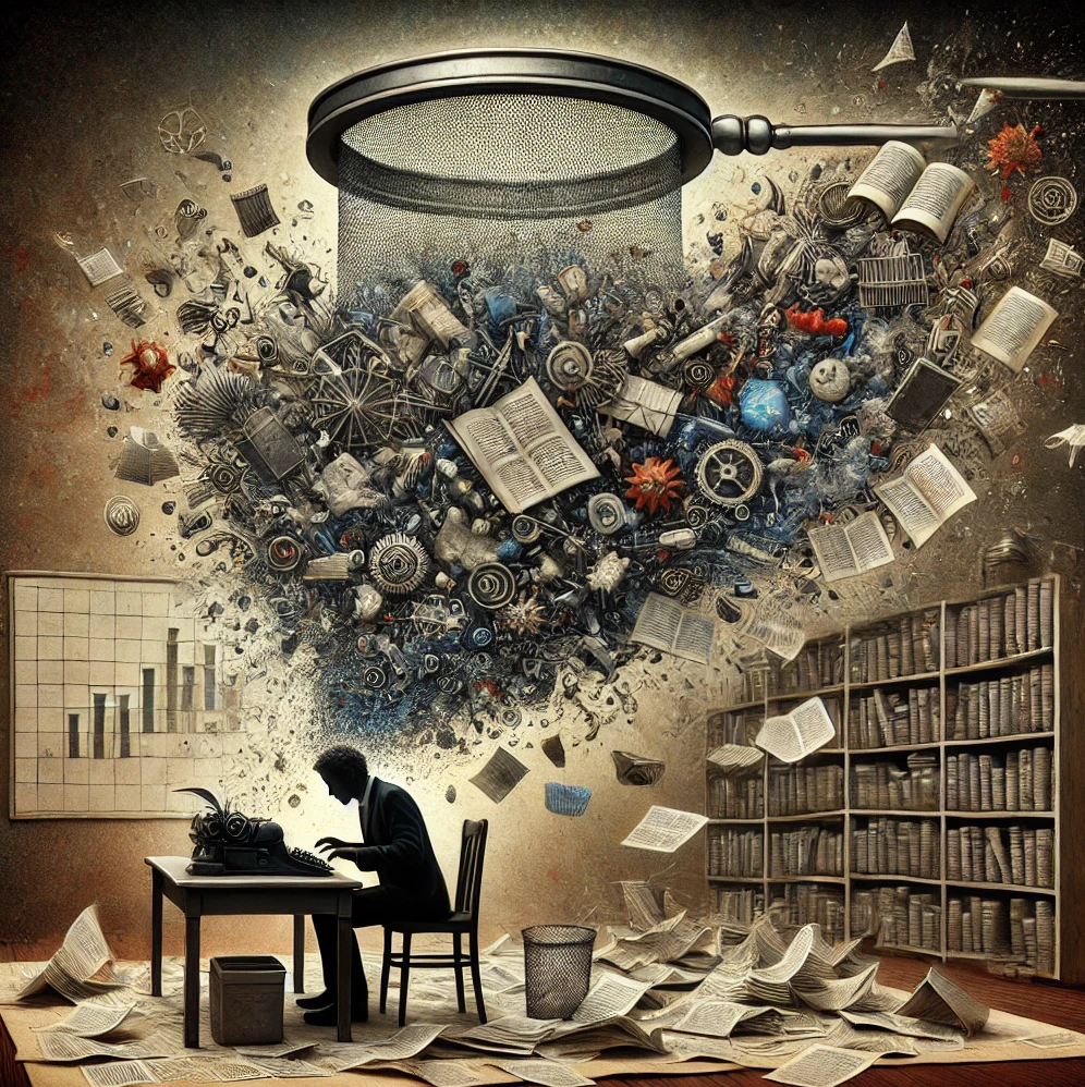Is Editing the "Great Filter" of Novel Creation? 