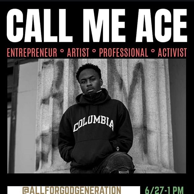 Meet 💯 @callmeacelegit ... During the day ☀️ he works at YouTube 📺 as a Global Program Manager 🌍 for Music Label Development &amp; Partnerships 🤝...
At night 🌙 he is hip-hop recording/performing artist 🎙️, Call Me Ace, who delivers positive 🙌?