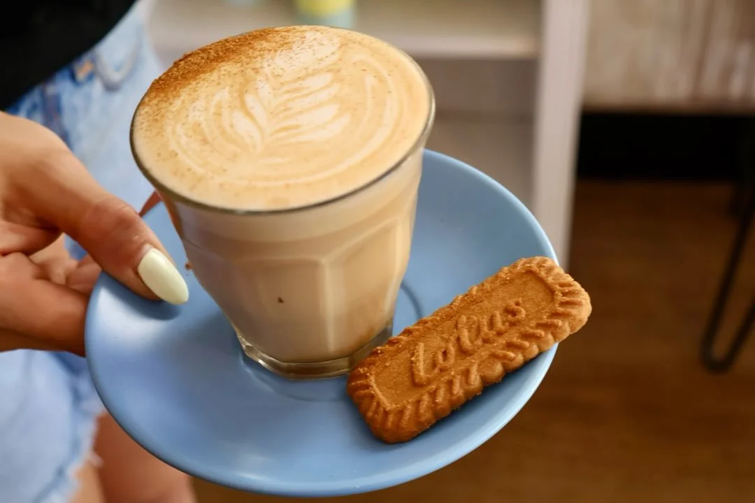 For the Biscoff lovers. Biscoff latte, hot or iced.
.
.
.
.
#thelittlebanksia #biscoffelatte #perthcafe #perthfoodie #pertheats