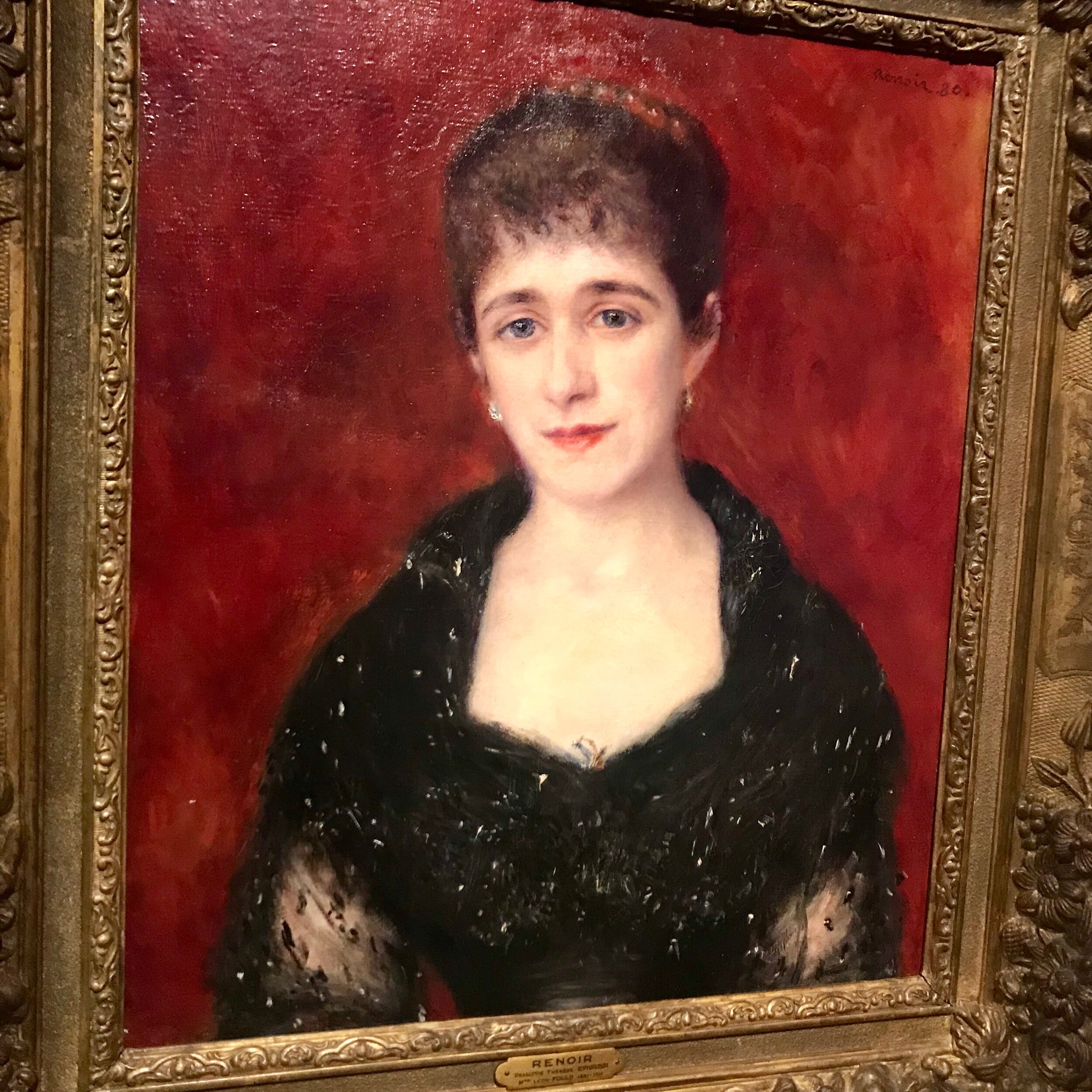 Ephrussi Portrait by Renoir