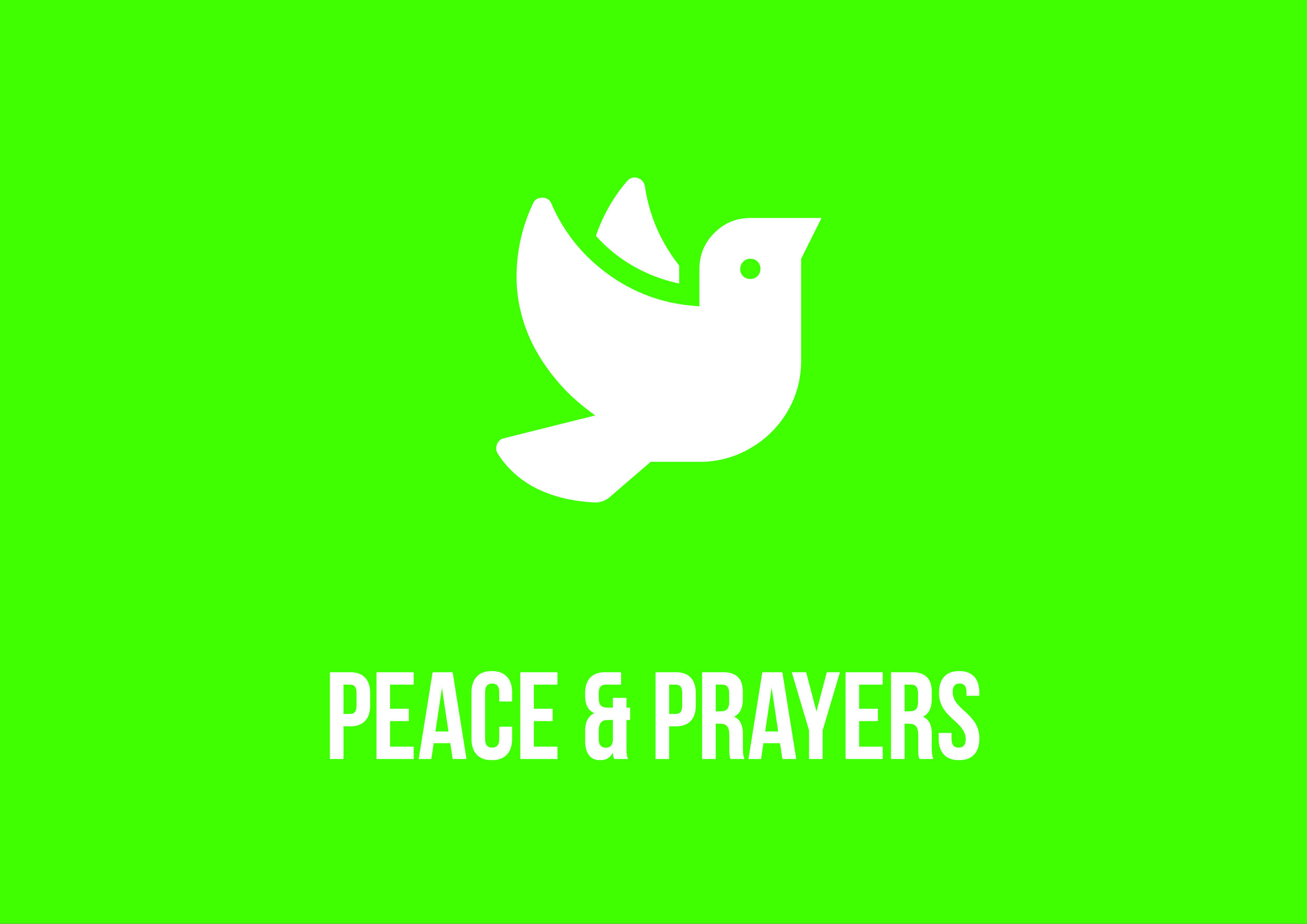 Contribution to Peace and Prayers