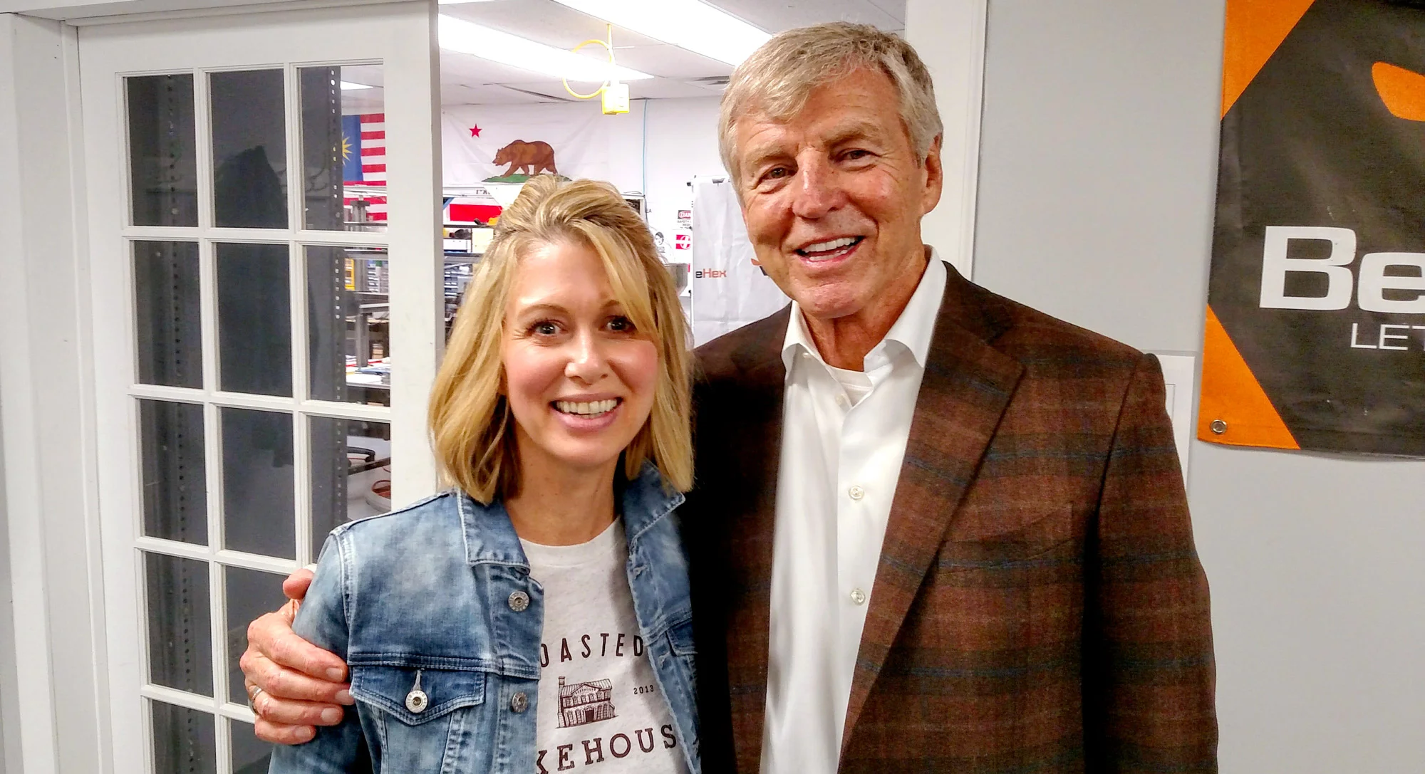 Erika Boll, Founder and CEO of the Toasted Oat, and Jim Grote, Founder of Donatos, the Grote Company, and the EDGE Innovation Hub.