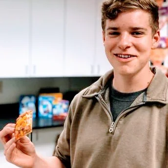 Rapid Prototyper and pizza tester, Hayden Frea.
