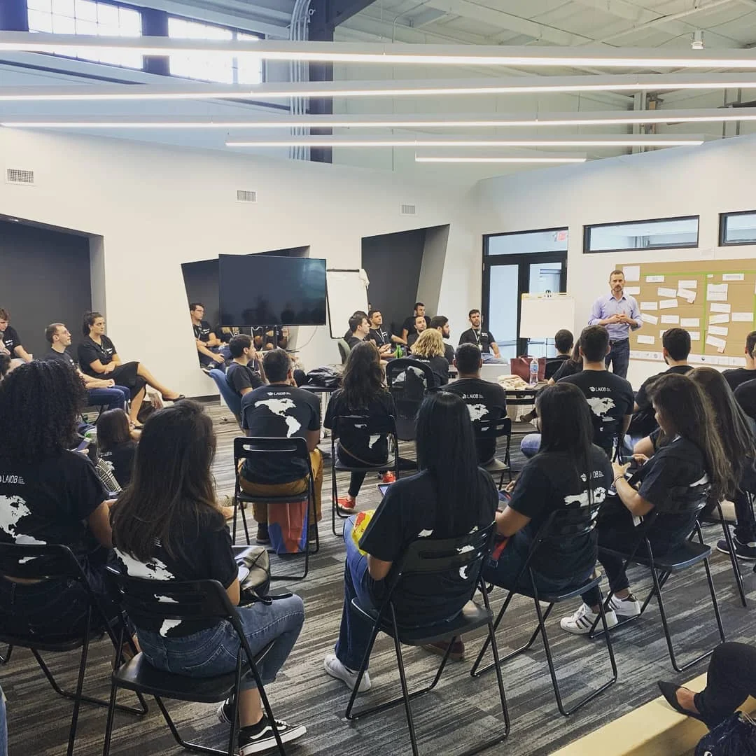 LAIOB (Latin America Institute of business) with Ohio University visits the EDGE. Our first visits by our friends from São Paulo, Brazil. July 5, 2019.