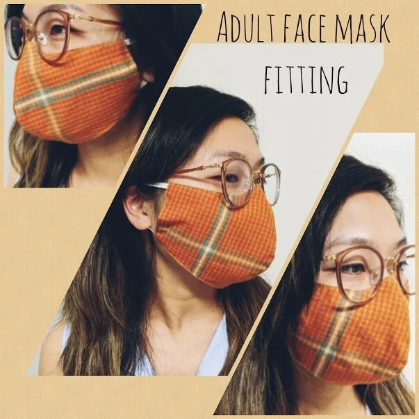 Face masks or scrub caps set