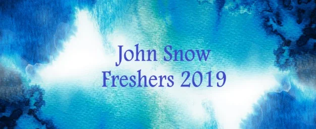 The Official John Snow Freshers’ 2019 page cover photo should look like this!