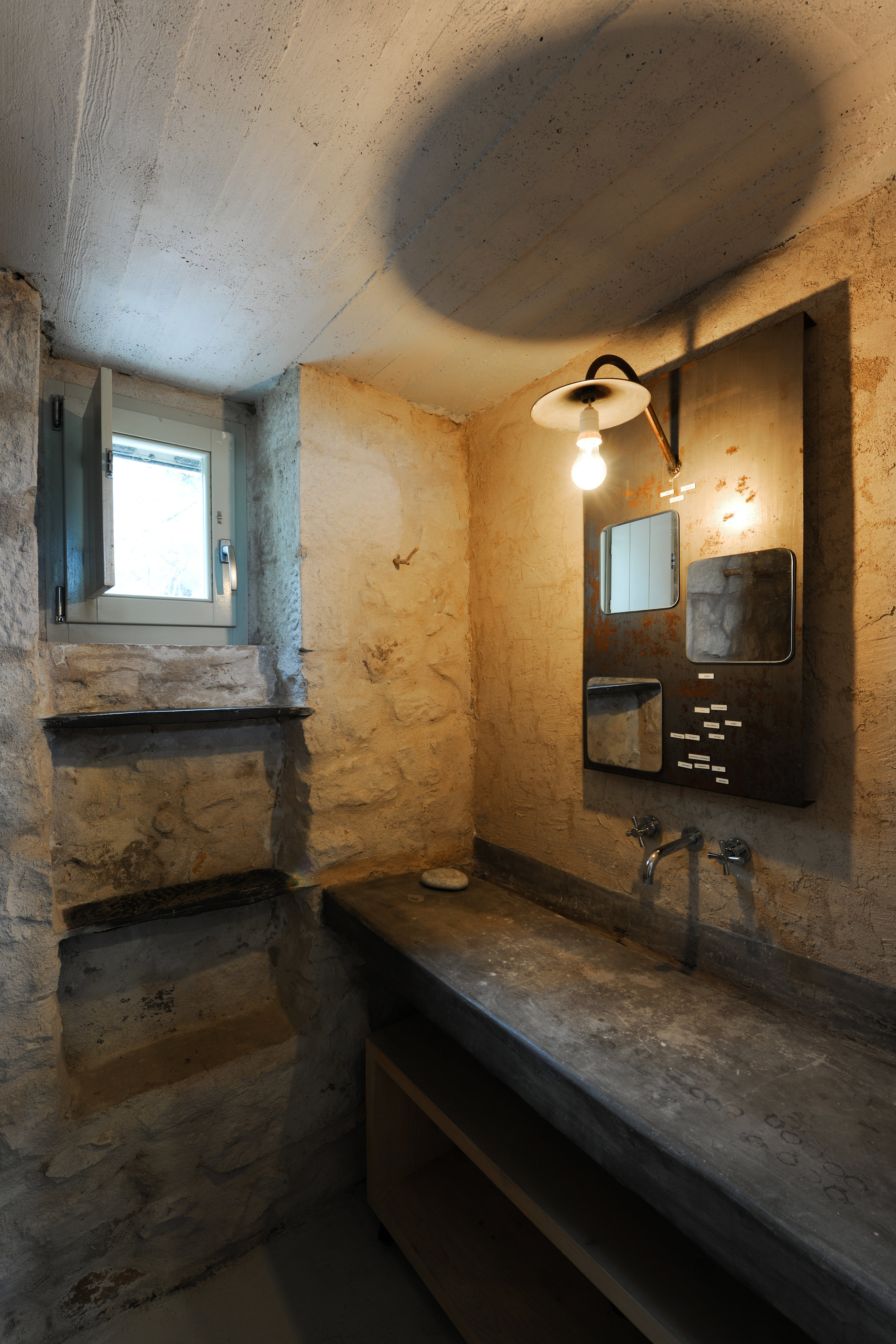 A bathroom with a shower.