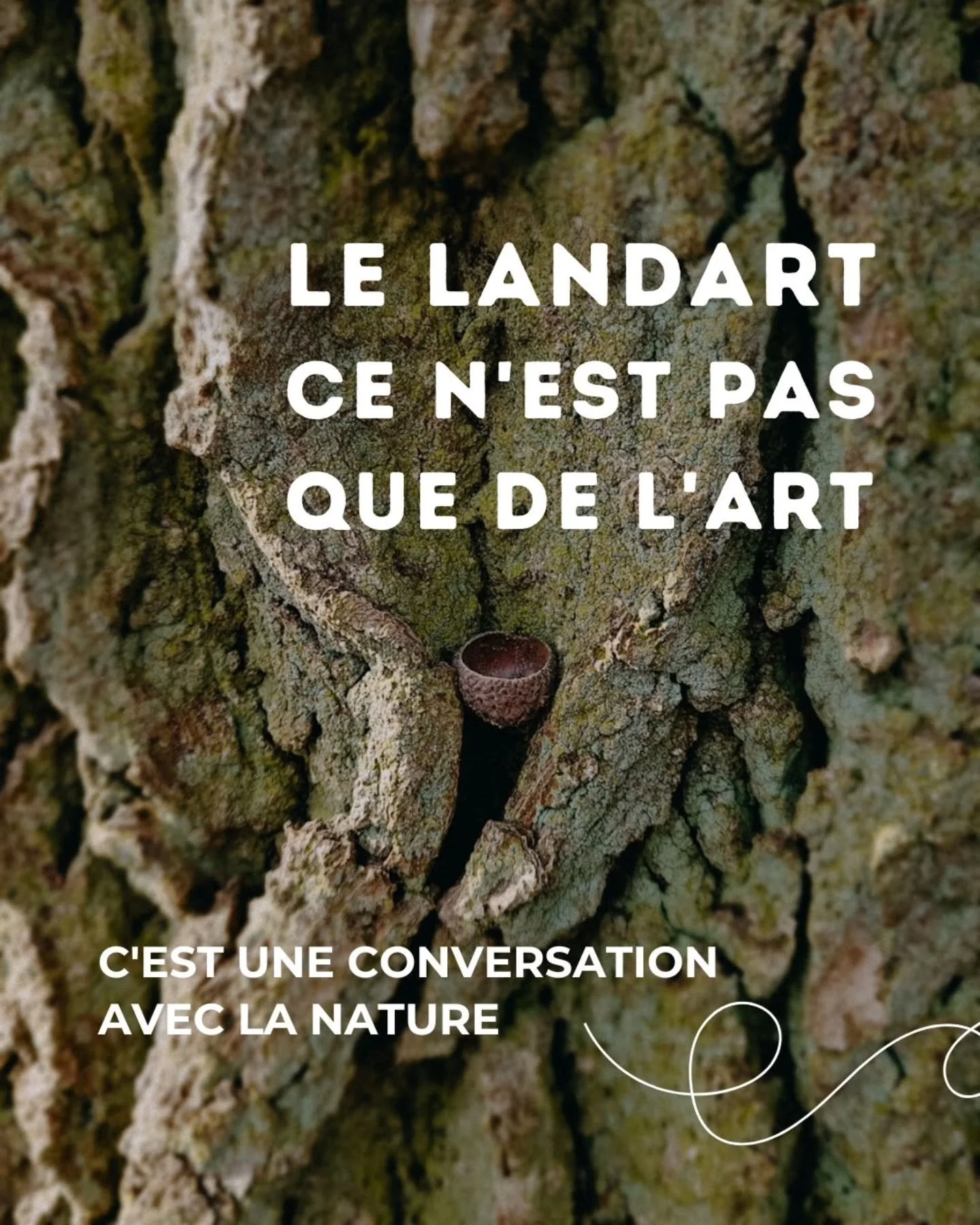 Le landart m'a appris quelque chose que j'avais oubli&eacute; : cr&eacute;er sans produire, simplement pour le plaisir.

Quand tu poses des pierres au bord d'un ruisseau ou quand tu dessines avec des feuilles mortes, tu ne fais pas de l'art. Tu entre