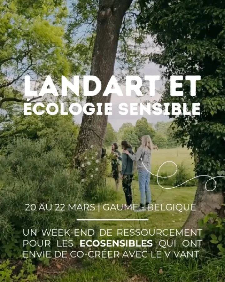 Plus que 4 places disponibles.

Retraite &Eacute;cologie Sensible et Landart
20-22 mars &bull; Gaume, Belgique

Ralentir pour co- cr&eacute;er avec la nature. 
Retrouver ton lien &agrave; la Terre.
Prendre le temps de te ressourcer dans une ambiance 
