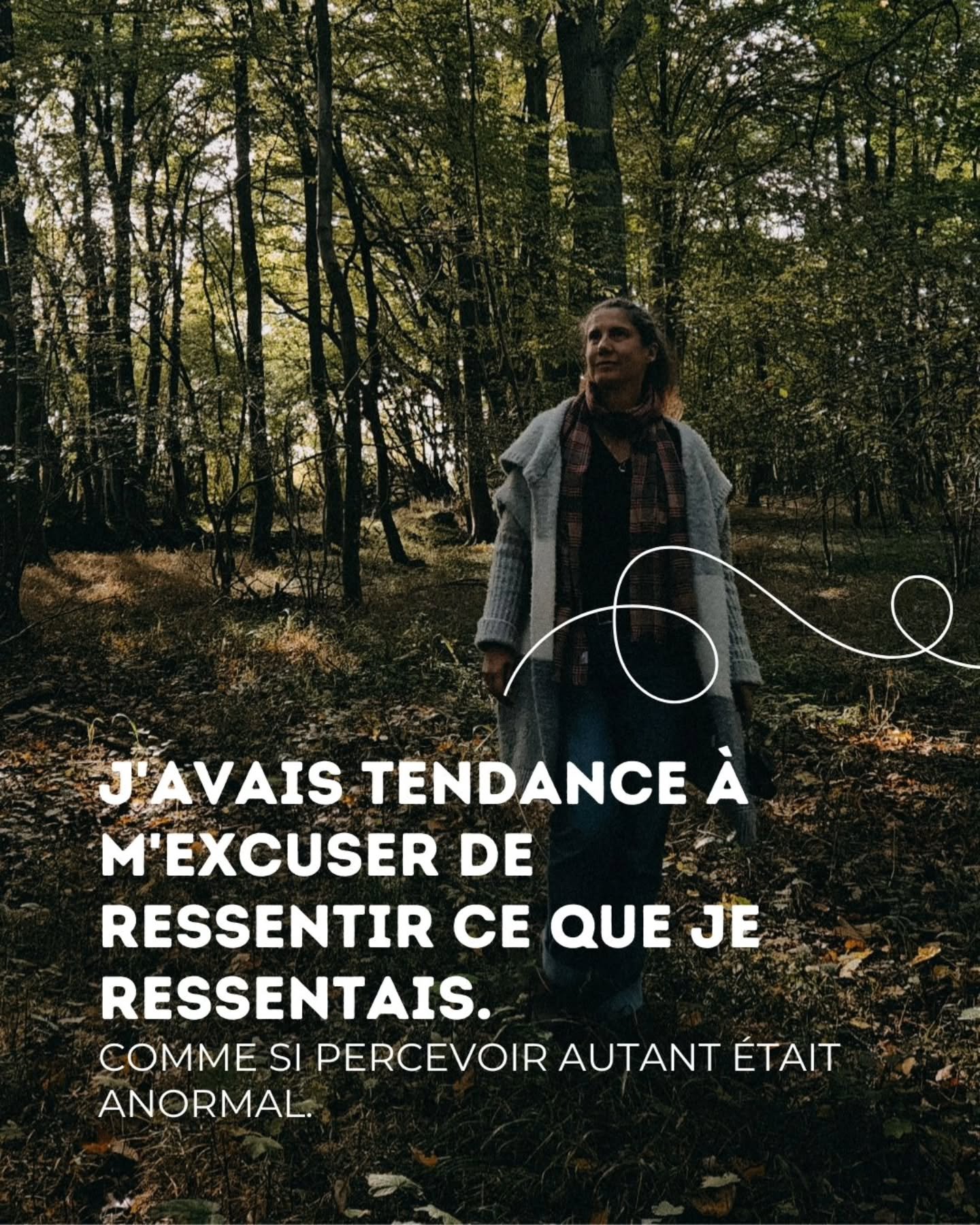 J'avais tendance &agrave; m'excuser de ressentir ce que je ressentais.

&Agrave; faire plus petit. &Agrave; relativiser. &Agrave; me convaincre que je ressentais trop.

Mais ce que je portais n'&eacute;tait pas une fragilit&eacute; &agrave; corriger.