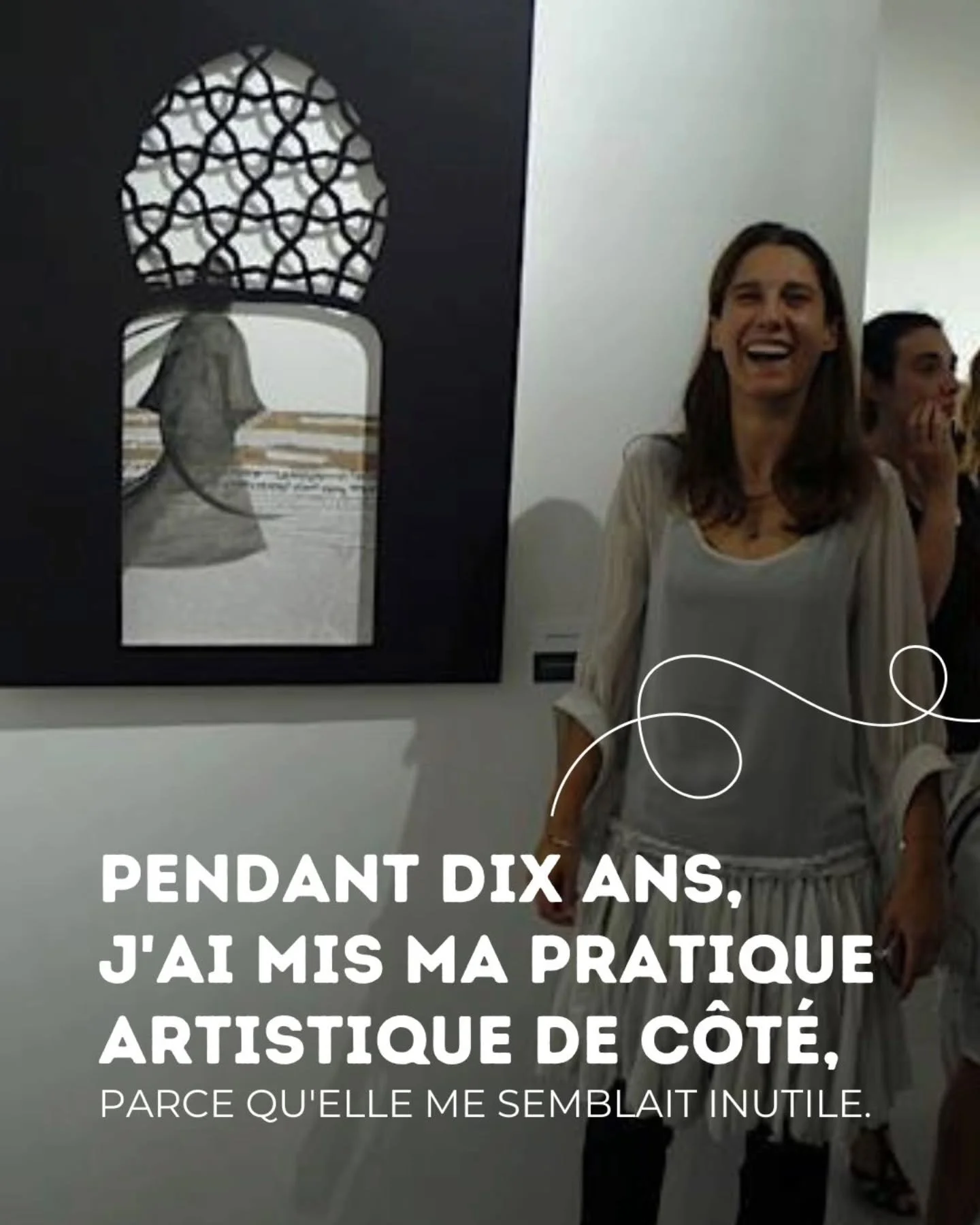 Pendant dix ans, j'ai mis ma pratique artistique de c&ocirc;t&eacute; parce qu'elle me semblait inutile.

Le monde br&ucirc;le, il faut agir. 
Cr&eacute;er me paraissait d&eacute;risoire face &agrave; tout &ccedil;a.

Alors j'ai milit&eacute;, facili