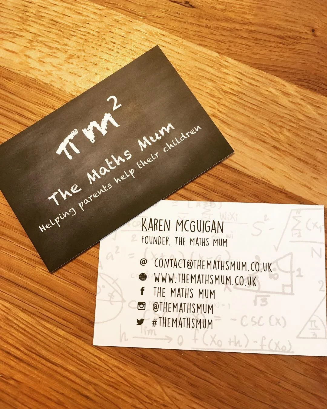 I'm official - I've got BUSINESS CARDS!