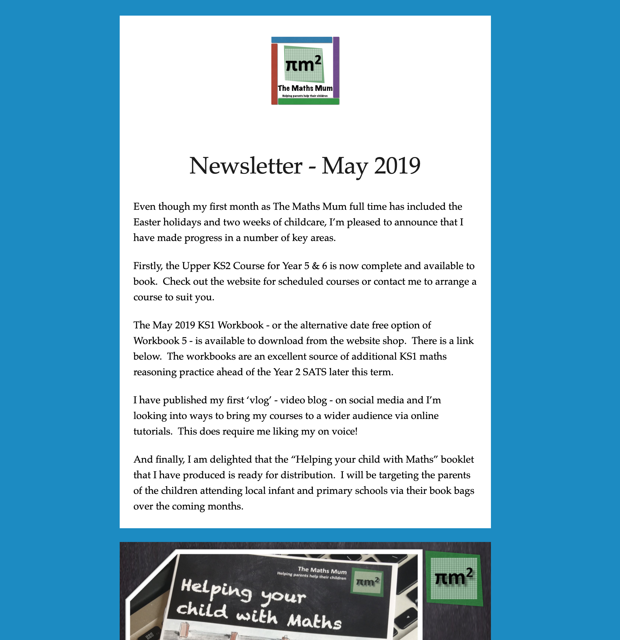Newsletter - May 2019