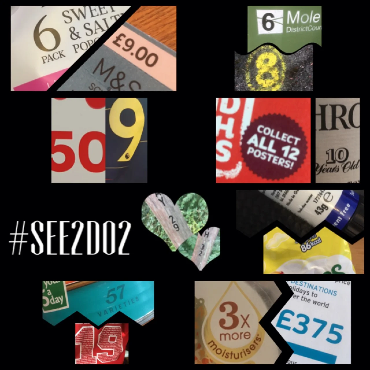 Join the #SEE2DO2 challenge today. Simply see two numbers and do two sums… in your head. You can chose to add, subtract, multiple or divide them. Share the numbers via social media with the hashtag #SEE2DO2 and challenge your friends. See numbers ev…