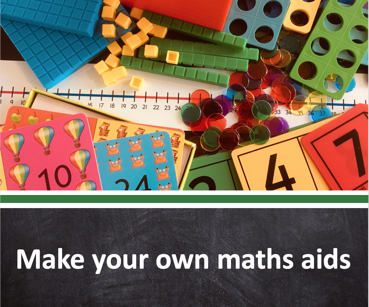 The Maths Mum® - Make your own MATHS AIDS