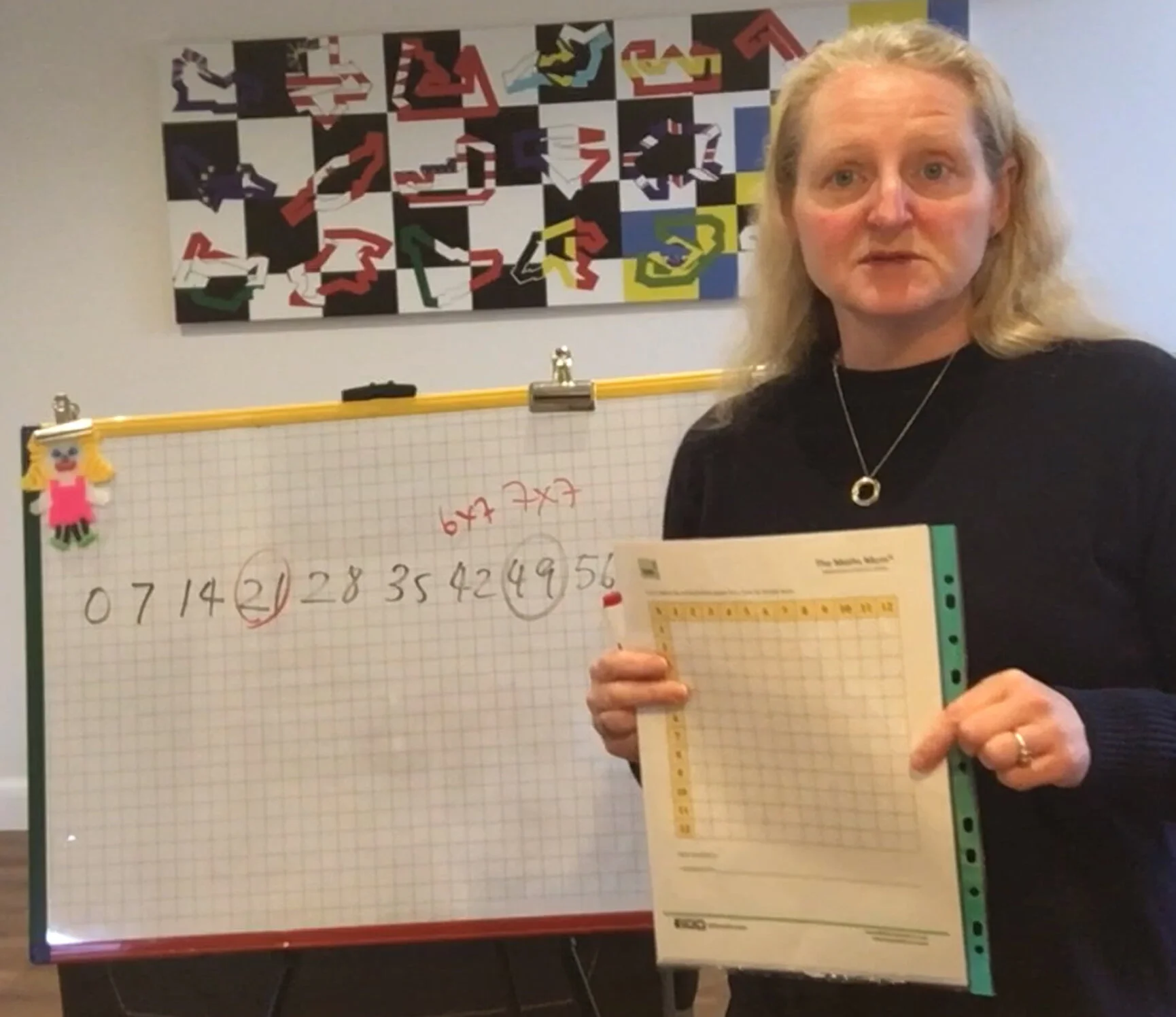 A different approach to TIMES TABLES