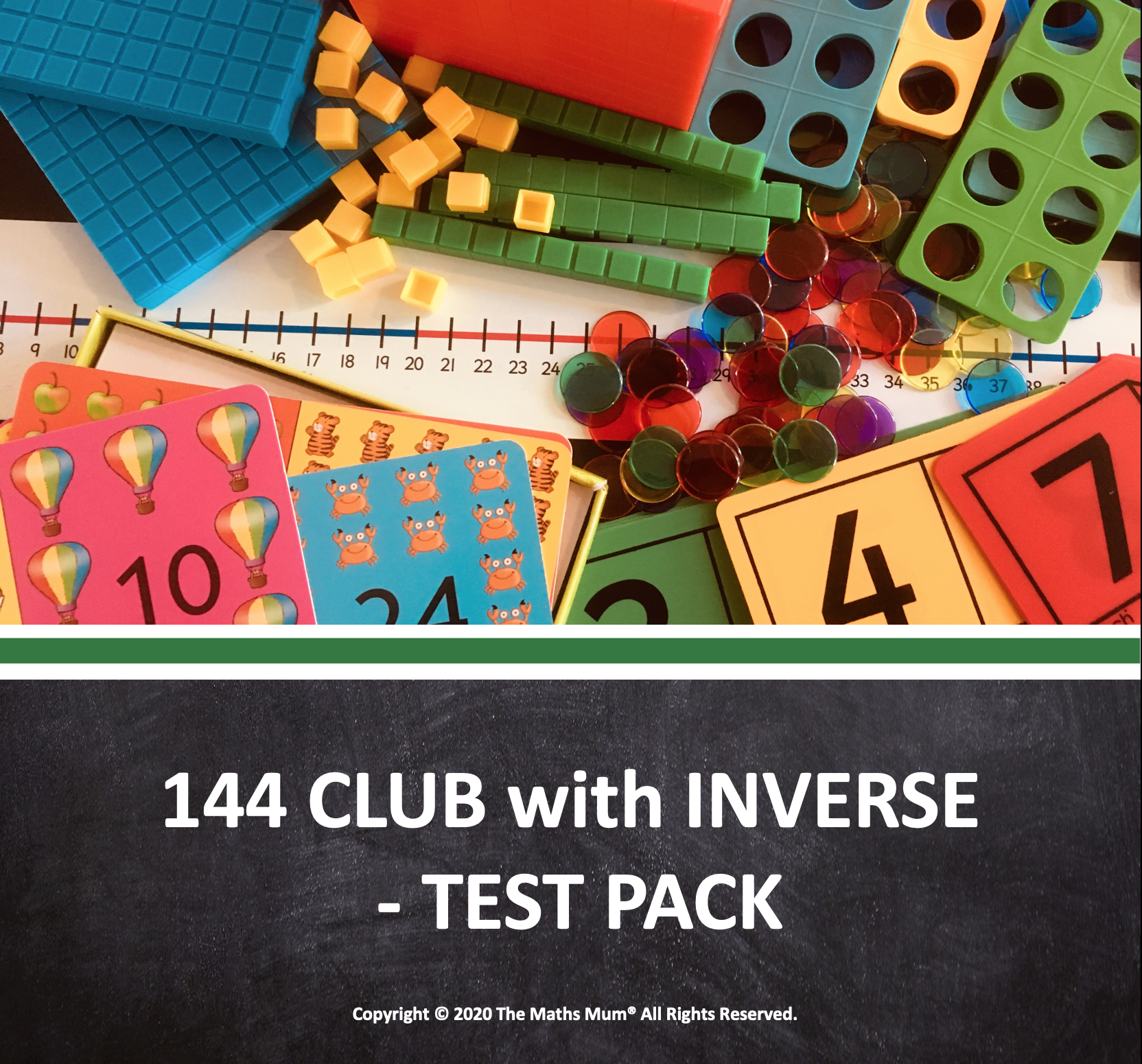 The Maths Mum® - 144 Club with INVERSE - Test Pack 