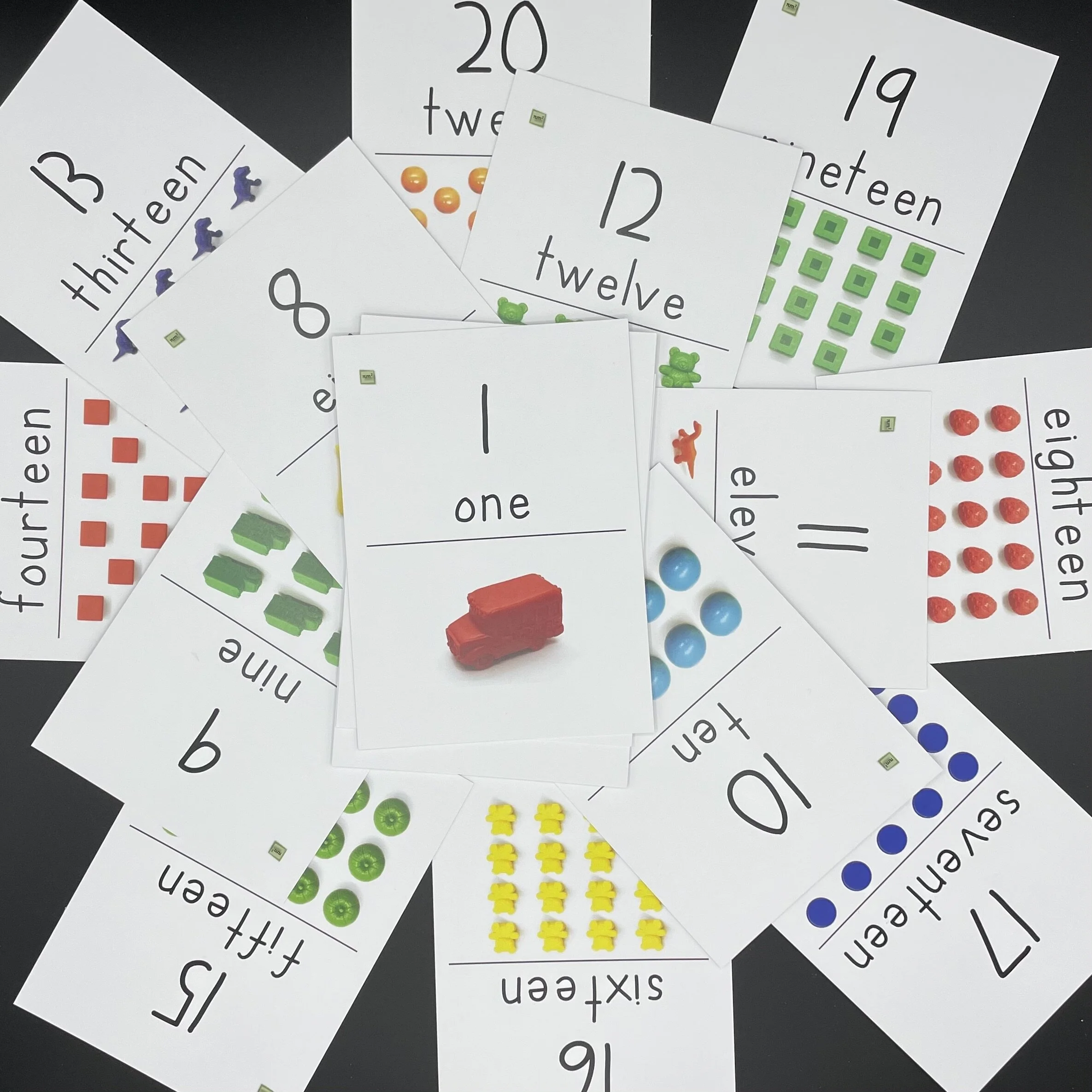 The Maths Mum® 1-20 Number Flashcards