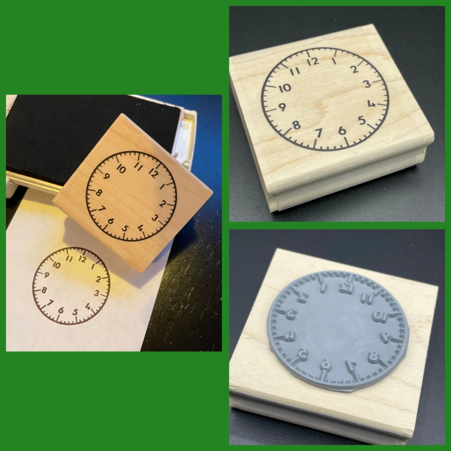 Clock Face Stamp